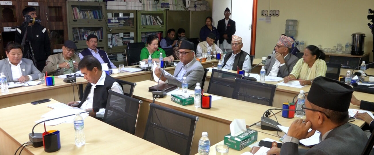 राज्य व्यवस्था तथा सुशासन समितिको बैठक बस्दै