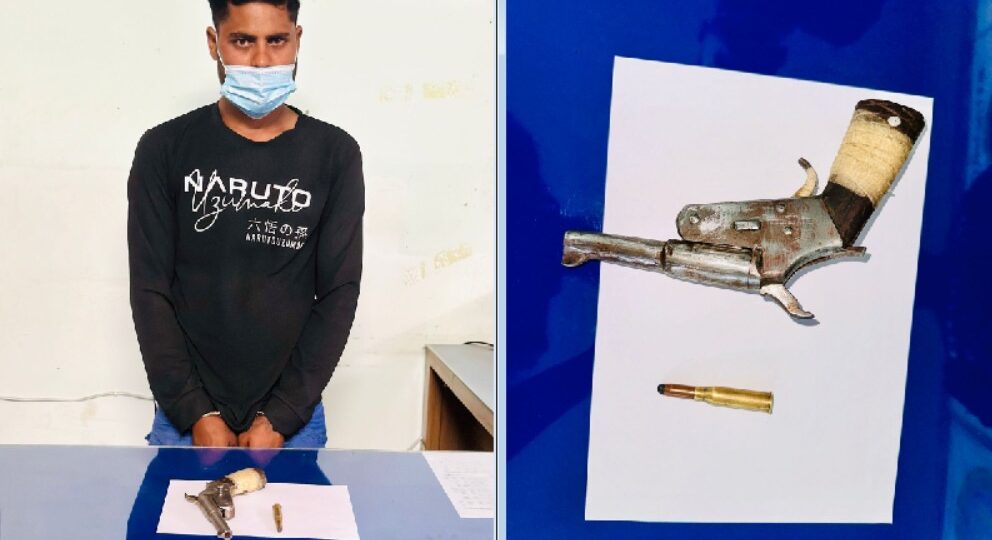 सर्लाहीमा कटुवा पेस्तोल र गोलीसहित २३ वर्षीय युवक होटलबाट पक्राउ