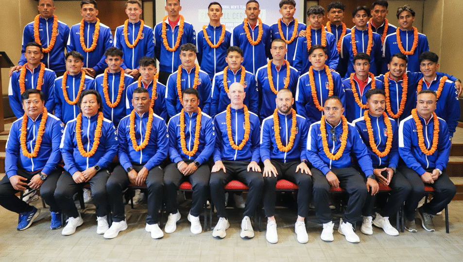 नेपाली राष्ट्रिय फुटबल टोली आज भियतनाम जाँदै