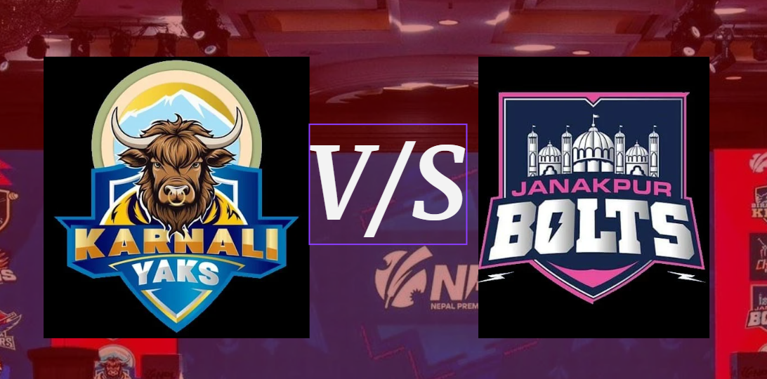 एनपीएल :लिग चरणको अन्तिम खेलमा आज कर्णाली याक्स र जनकपुर बोल्ट्सबीच प्रतिस्पर्धा हुँदै