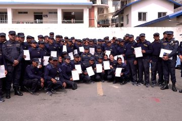 ललितपुरमा निर्वाचन प्रहरीको बिदाई, योगदानको प्रशंसा