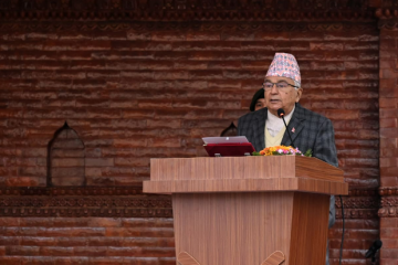 जनताद्वारा अभिव्यक्त राष्ट्र निर्माणको दायित्व पूरा गर्न राष्ट्रपतिको आह्वान